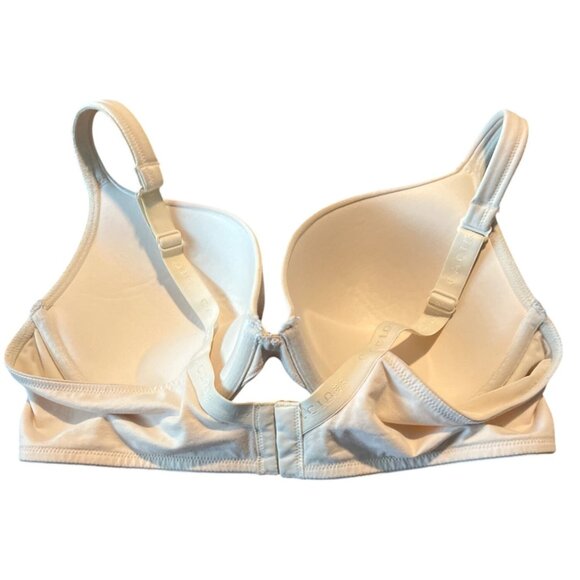 Cacique Boost Plunge Bra Underwire Padded 40D Beige - Picture 2 of 6